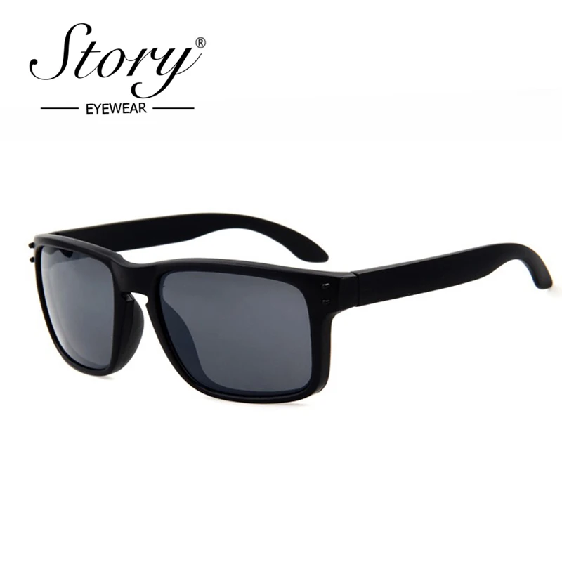 

STORY mens square sunglasses brand designer 2019 fashion vintage classics black sun glasses for male retro eyewear S0709A