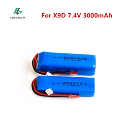 Originale 7.4V 3000mAh Lipo Batteria per Frsky Taranis X9D Più Il Trasmettitore Giocattolo Accessori 2s 7.4v Ricaricabile batteria 5pcs