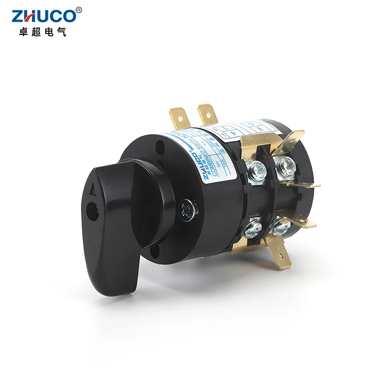 ZHUCO HZ5B-20/3.CCC 3.BBB 3.EEE 2.AAA 20A 660V Rotary Cam Transfer Combination Switch For Electric Welding Machine