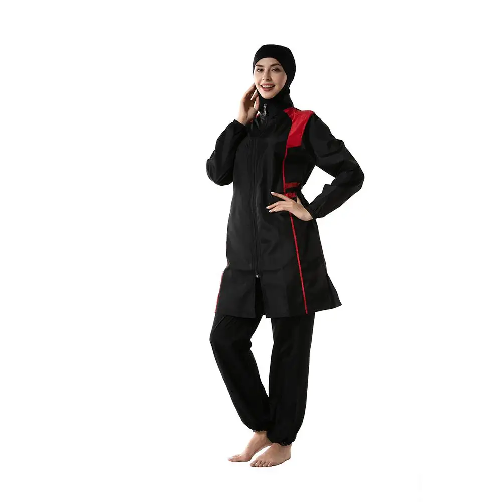 Full Cocer Women Islamic Muslim Burkini Hijab Costume Modest Swimwear Beachwear Swimming Bathing Suit Swmisuit Arab Conservative