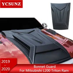 Palette dei cappe della protezione del cofano 2019 per Mitsubishi L200 2019 2020 2021 Triton Ram 1200 Strada Strakar baro con la doppia cabina del dado