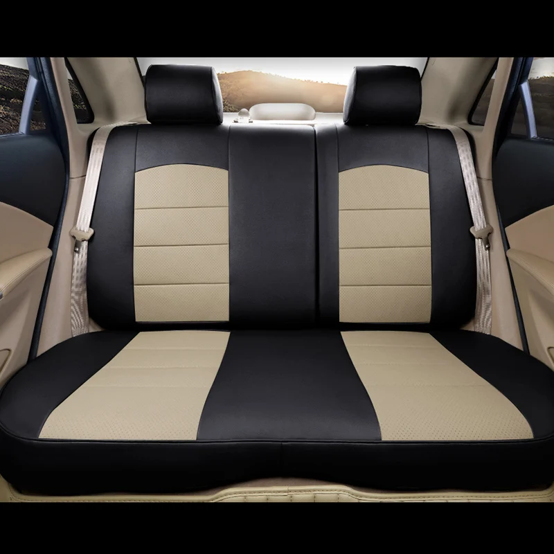 Cowhide & PVC Leather Car Cushion for Mercedes Benz GLS450 GLS350d GLS550 GLS400 GLS320 GLS500 Automobiles Seat Covers Protector