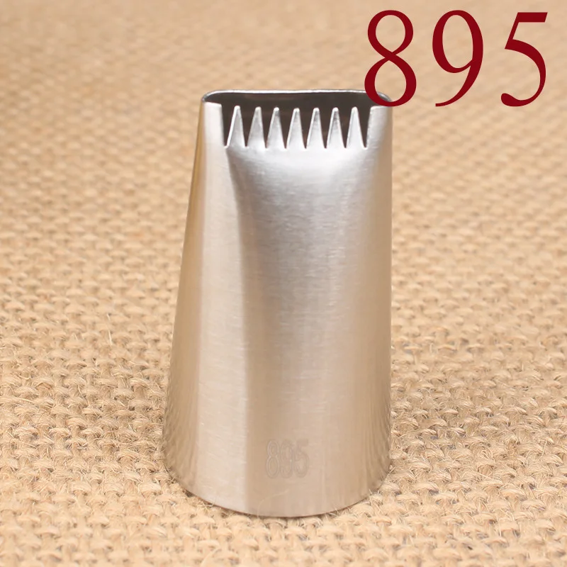 895# 304 Stainless Steel Single-Sided Woven Decorating Nozzle Welding Polishing Baking DIY Tool Medium