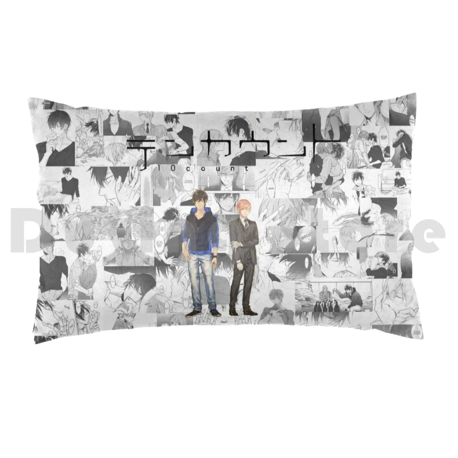 10 Ten Count Yaoi Kurose Riku Shirotani Tadaomi Boyslove Pillow Case DIY 50*70 Ten Count 10 Count Curious