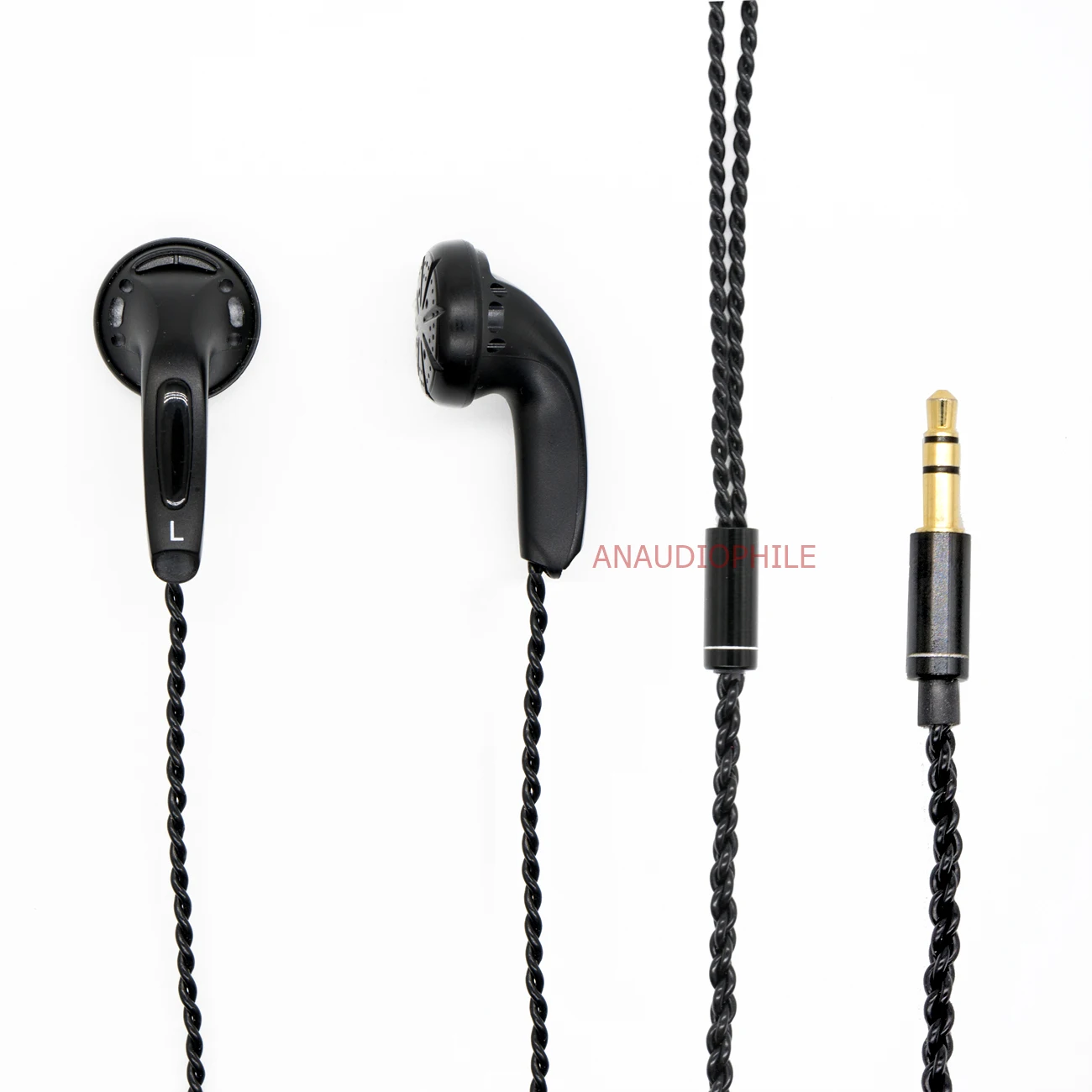 HiFi Audiophile Earphones Flat Head In-Ear DIY HiFi Headset Beryllium Diaphragm Wired Bass DJ Earbuds