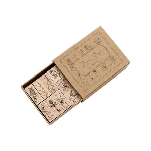 Holzstandard -Stempel, chinesische Nummer, Blumenwoche Universe, Scrapbooking -Deco, DIY -Kunsthandwerk, Jenny, Jenny 6 Hauptverkaufsstempel von Blumen - №1