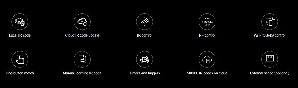 Broadlink RM4 PRO WiFi IR RF Universal Smart Home Fernbedienung BestCon RM4C Mini IR TV Controller Arbeitet mit Alexa google Hause – Detail 3