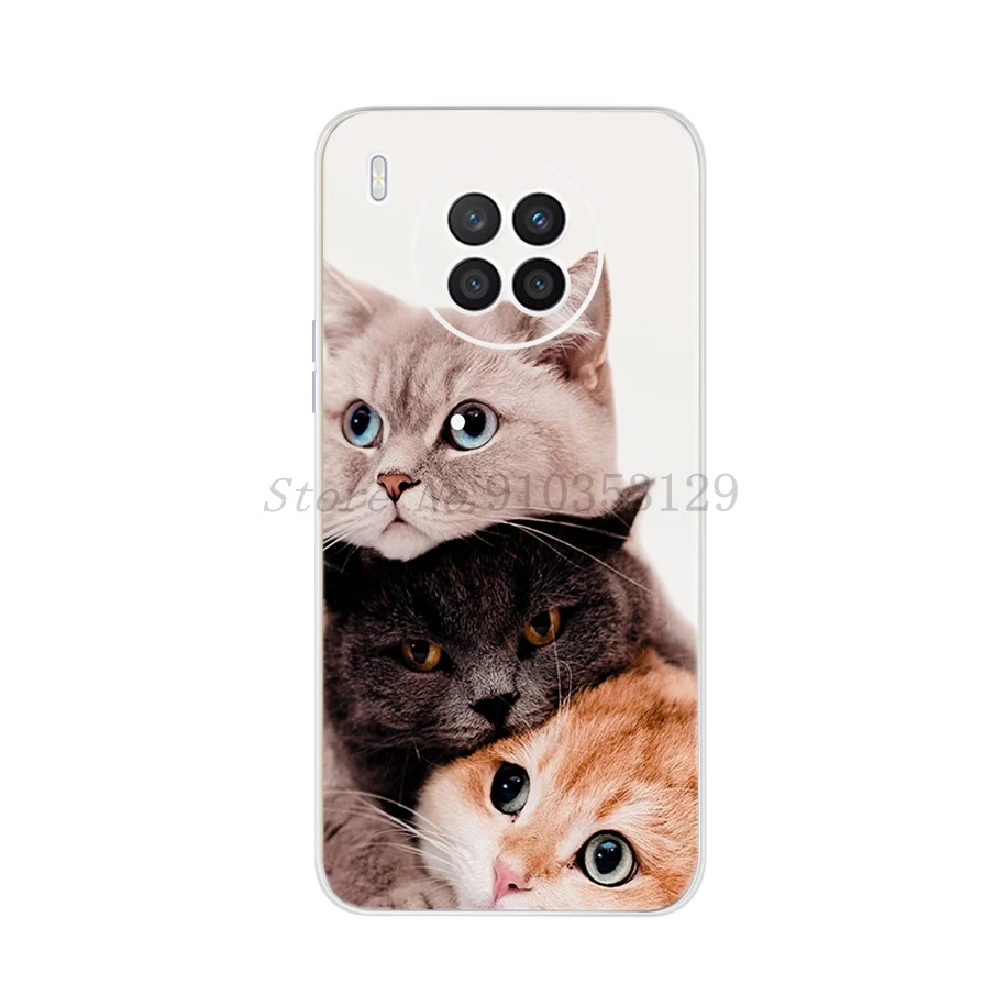 For Honor 50 Lite Case Cute Cover For Huawei Nova 8i 8 i Phone Case 2021 Soft Bumper For Nova8i NEN-L22 Honor50 Lite Funda Coque