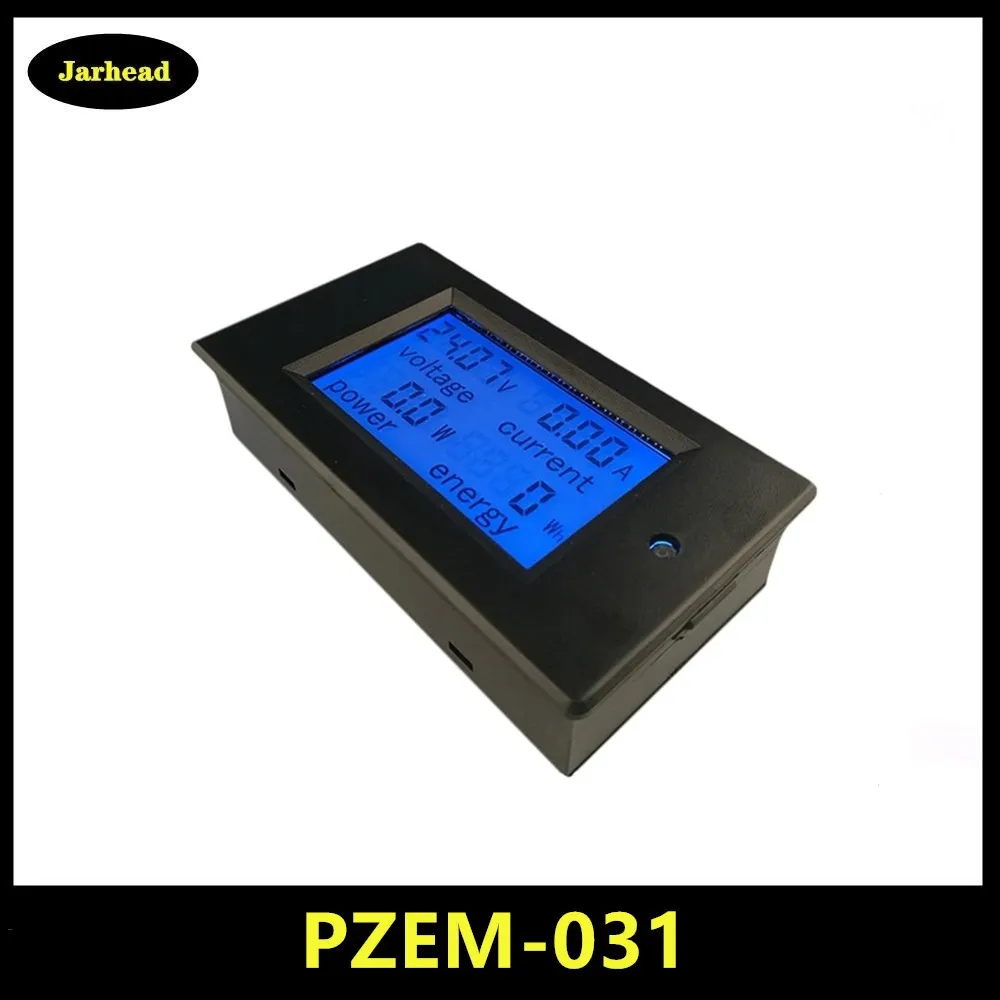 PZEM-031 Digital Wattmeter Voltmeter Ammeter DC 6.5-100V 4in1 LCD Voltage Current Power Energy Consumption Meter