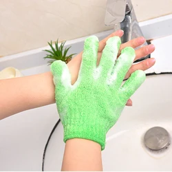 Peeling Exfoliating Mitt Glove For Shower Scrub Gloves Resistance Body Massage Sponge Wash Skin Moisturizing SPA Bath Glove