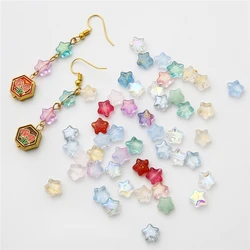 10Pcs/lot 8mm AB Color Star Beads Czech Glass Loose Spacer Beads for Jewelry Making Earrings Bracelets Handmade Diy Accessories