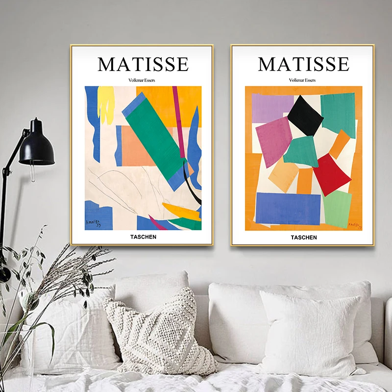 

Matisse Posters And Prints Abstract Geometric Colorful Wall Art Canvas Painting Pictures For Living Room Home Decor