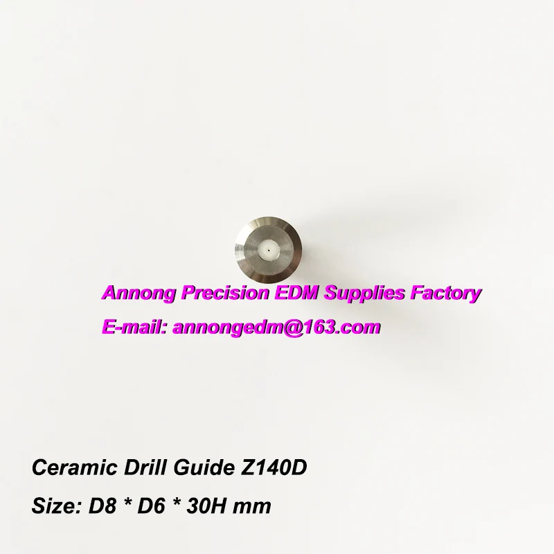 0.18mm Ceramic Drill Guide Z140D D8xD6x30Hmm EDM Driller Ceramic Pipe Guide for OSAKA CHARMILLES HD8 HD30 CASTEK EDMAS