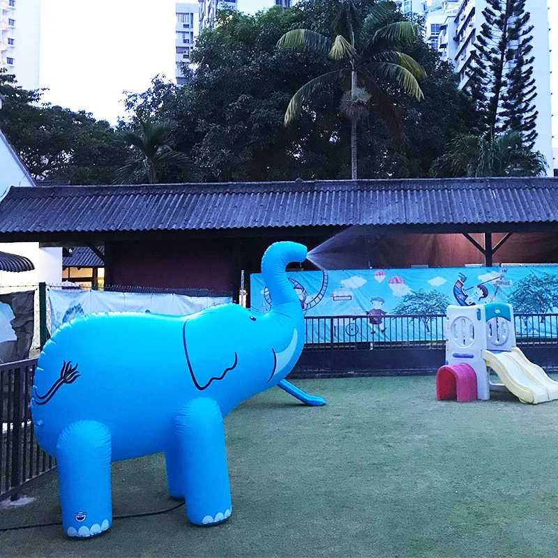 Blue 185cm Height Spot Hot-Selling Children's Outdoor Water Spray Toy Elephant Spray Lawn Water Parent-Child Interactive Toy