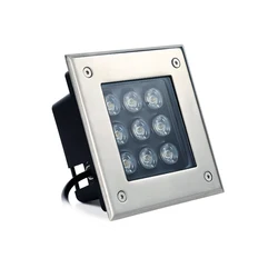 IP67 Waterproof Square 4W 6W 9W AC85-265V DC12V LED Outdoor Garden Path Floor Underground Buried Yard Lamp Spot Landscape Light