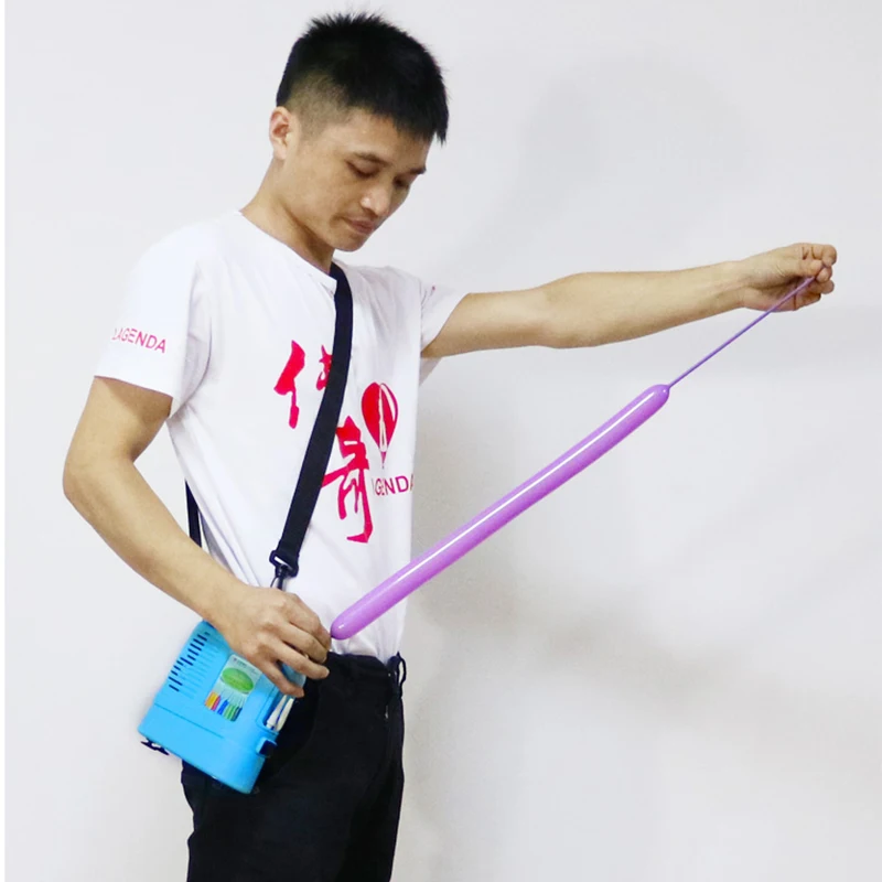 Long strip balloon pump Electric inflator B211 Magic portable automatic inflator pump Lithium battery fast inflating