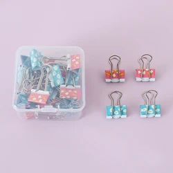 TUTU 20pcs/box 19mm dot Cute Kawaii Metal Holder Paper Clips Office Accessories Clip Binder Paperclip Clamps H0186