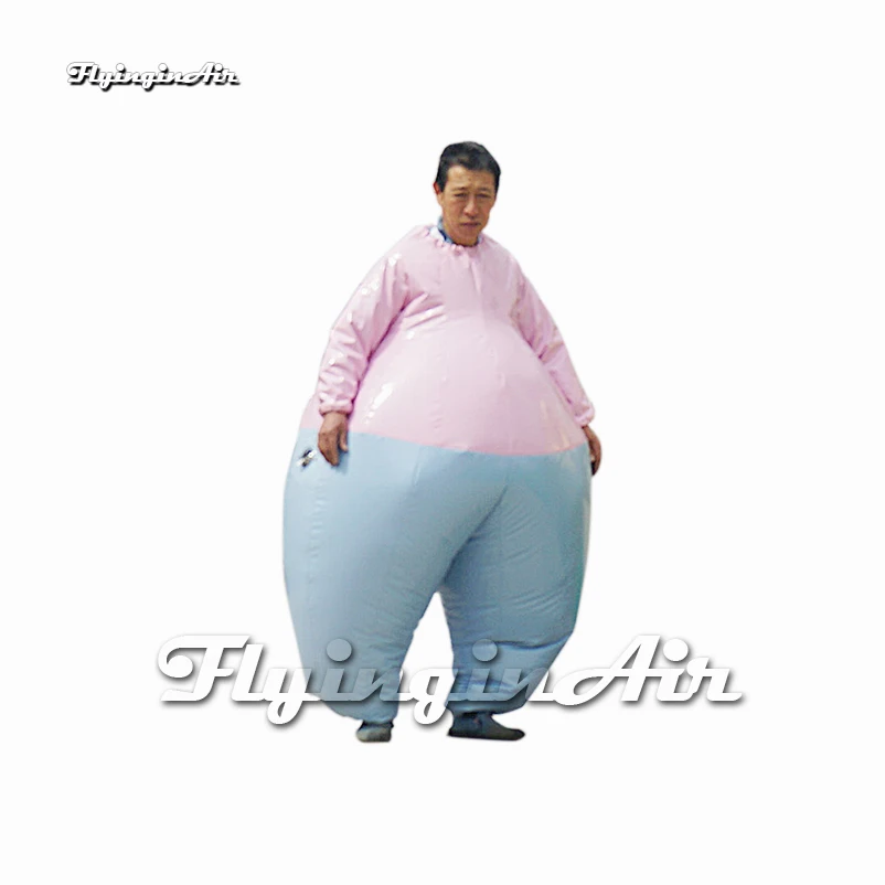 Funny Inflatable Sumo Fat Suit One Size For Adults Customized Blow Up Sumo Wrestler Costumes for Parade Show and Party Event image 4