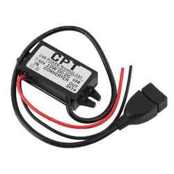 DC 7-22V to 5V 3A USB Female Step Down Converter Regulator Waterproof for Car with Overload Over Low Voltage protection