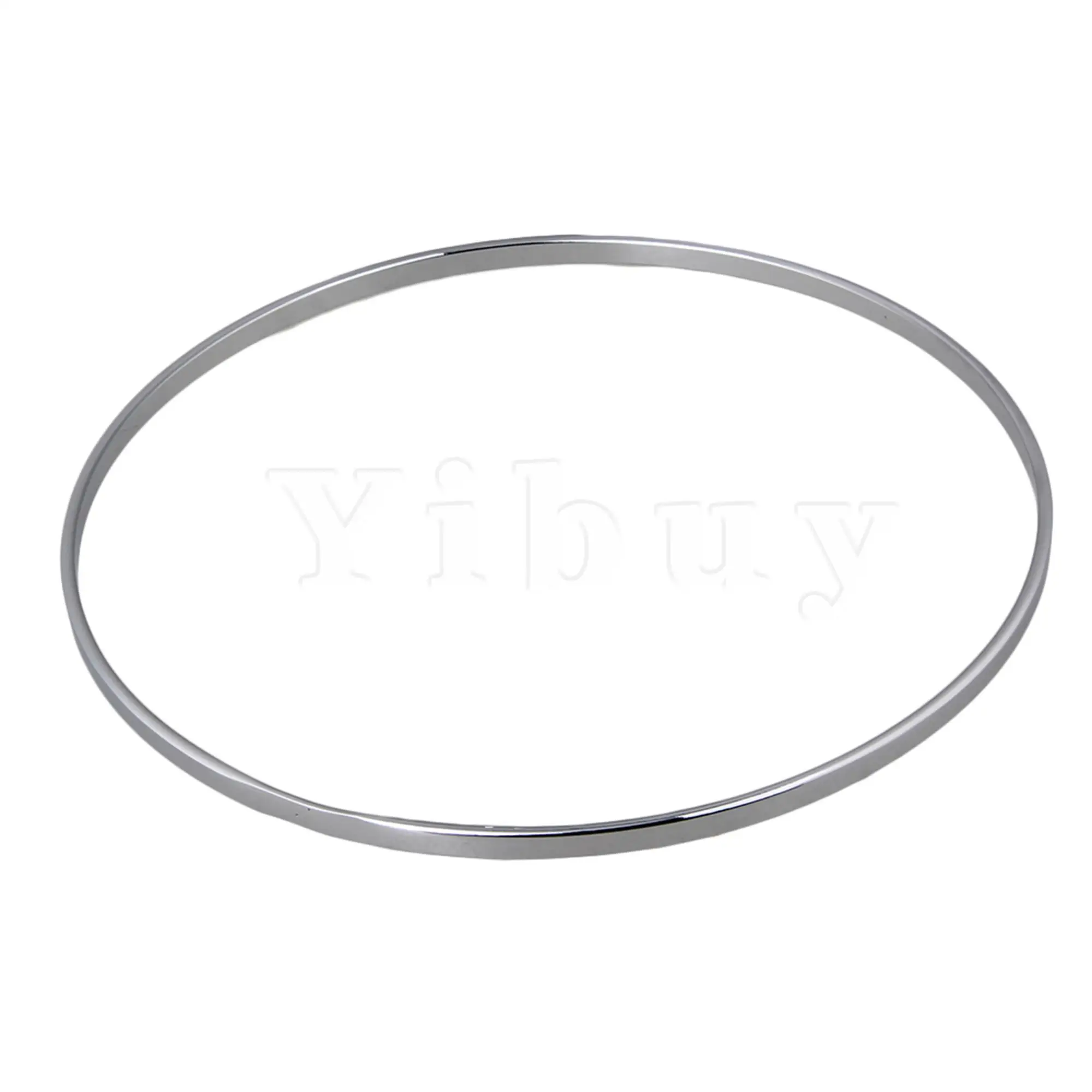 

Yibuy Silver Nickel Oblate Tension Hoop Replacement for Banjo Flanges