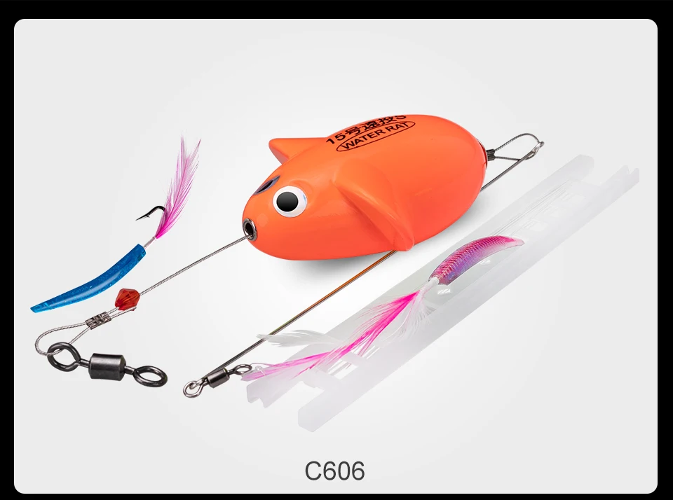 Kingdom Fishing Lures Sinking Floating 70mm 90mm High Density ABS Foam Mouse Shape Balance Far Casting Artificial Hard Swim Bait – Detail 17