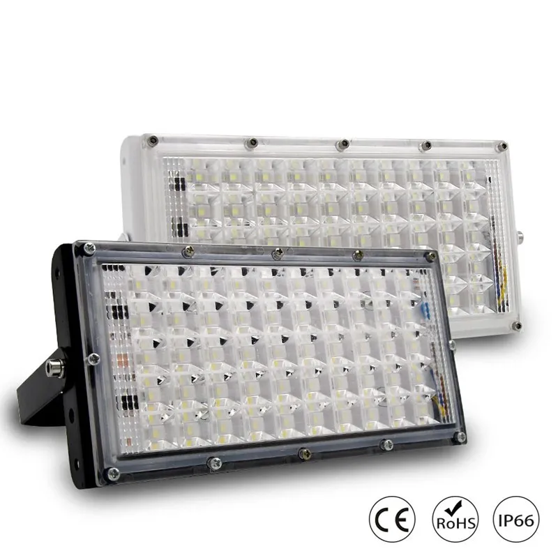 

Led Floodlight 50W Waterproof IP65 Outdoor LED Reflector Light Garden Lamp AC 85V-265V 110V 220V Spotlight Street Lighting