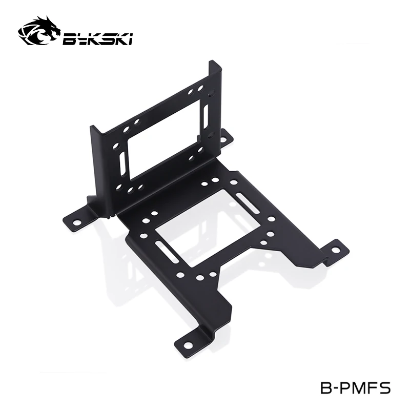 Bykski Black Multi Function Stand Pump Bracket,Radiator Bracket ,Water Tank ,Pump Stand Holder,B-PMFS