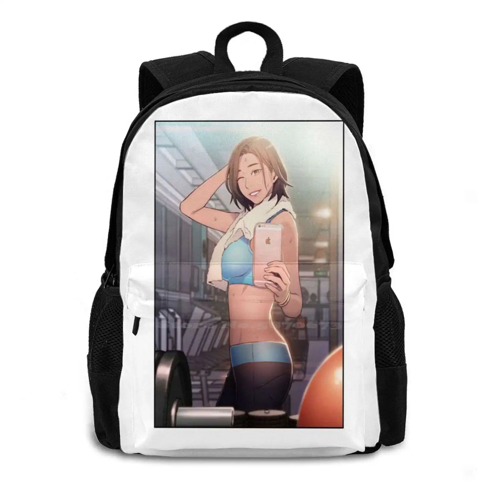 Sweet Guy-Bag Backpack For Men Women Girls Teenage Black Sweet Guy Sweet Guy Manga Sweet Guy Ho Sang Go Manga Yaoi Ecchi