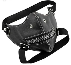 Steampunk mask rock show personality ghost head zipper mask stage performance party funny mask