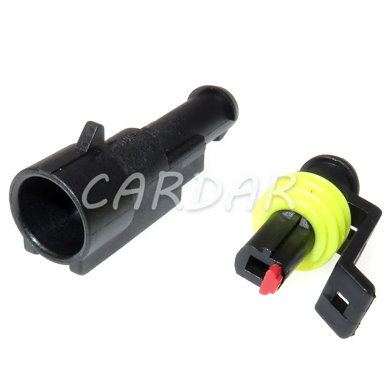 

1 Set 1 Pin 282103-1 282079-2 Superseal 1.5 Series Waterproof Electrical Wire Cable AC Assembly Auto Connector Plug For Car