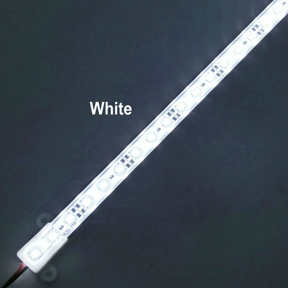 10PCS 25CM 50CM Waterproof IP68 DC12V 24V LED Bar light 5730 5630 LED Hard strip fish tank refrigerator outdoor lamp