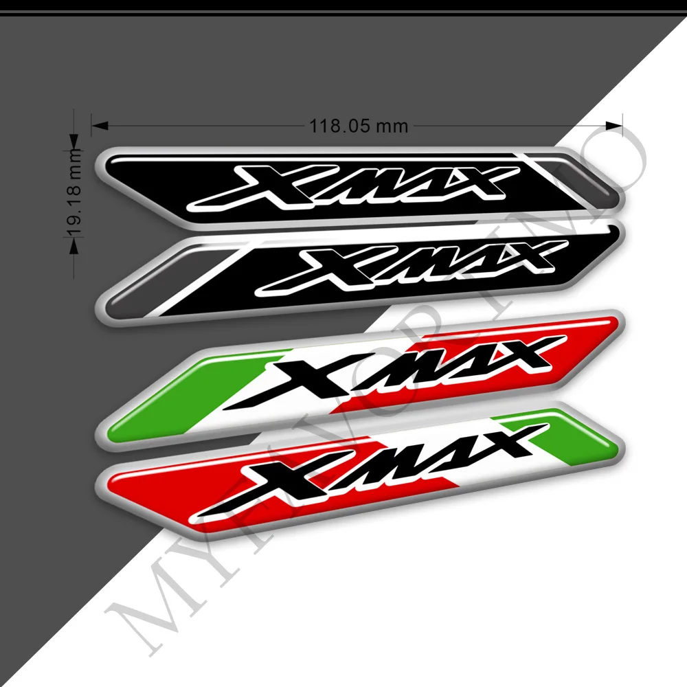 Scooters For Yamaha X-MAX XMAX X MAX 125 250 300 400 Motorcycle 3D Mark Stickers Decals Emblem Badge Logo 2018 2019 2020 2021