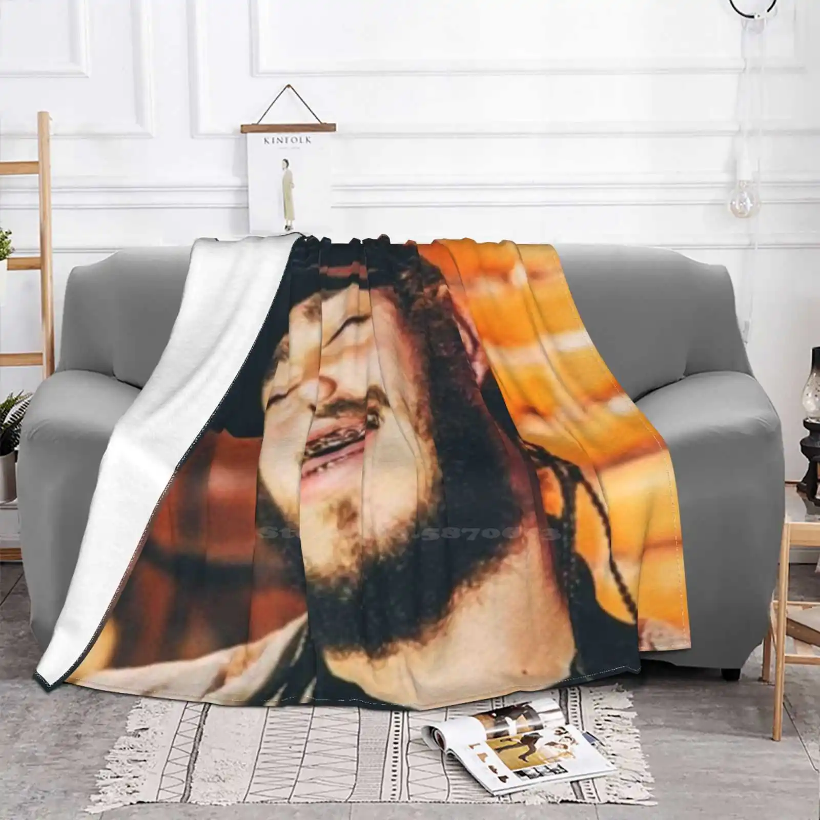 Daydreaming Post Shaggy Throw Soft Blanket Sofa / Bed / Travel Love Gifts Meme Fun Teen Young Pop Hiphop Rap Cool Malone