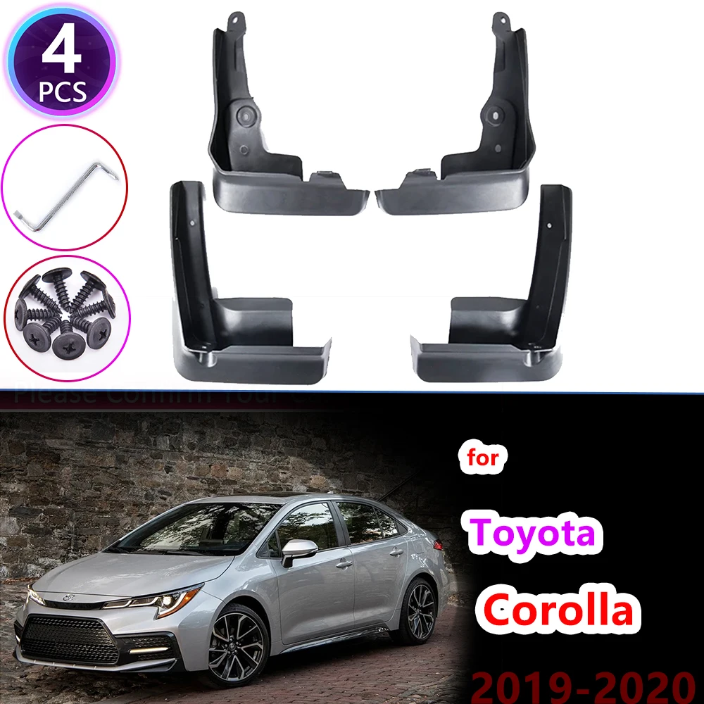 

for Toyota Corolla Altis E210 Sedan Saloon 2019~2020 Front Rear Mudflap Fender Mudguards Mud Flaps Guard Splash Flap Accessories