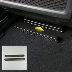 Sitz Klimaanlage Steckdose Schutz Abdeckung Trim 2Pcs Für Mercedes Benz X156 C117 W176 GLA CLA EINE Klasse 2013-2018 auto Styling