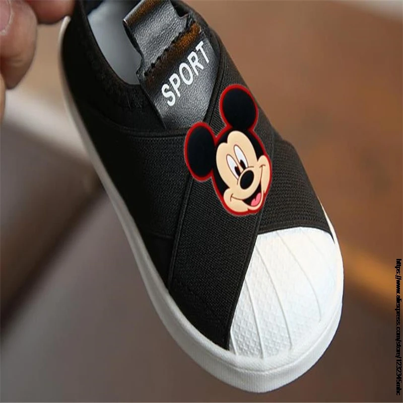 Kids Sneakers Shoes For Girls Mickey Mouse Autumn Sport Child Leisure Infantil Casual Duck Warm Fashion Running Shoes Boy