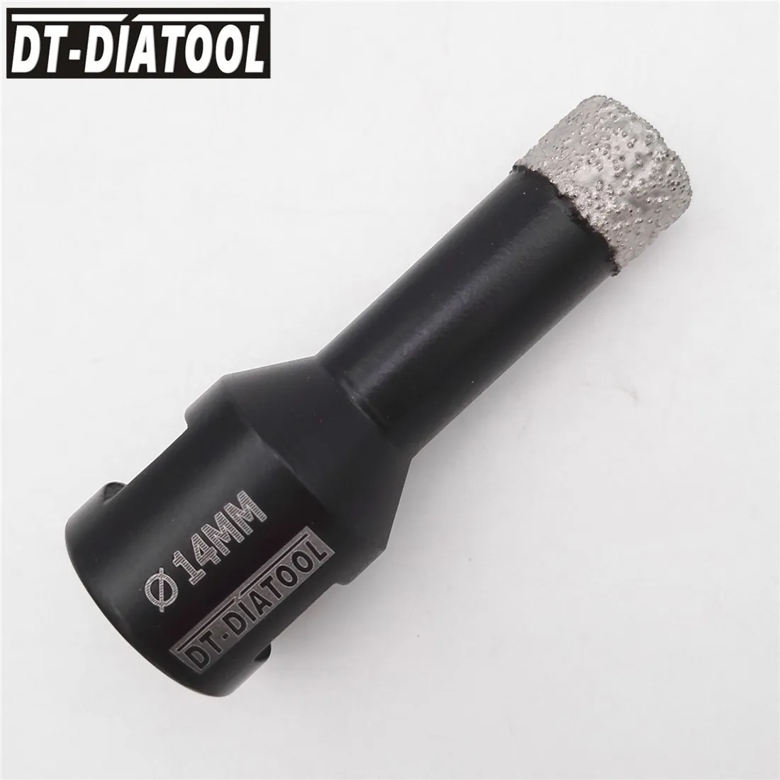 DT-DIATOOL 2pcs M14 Dia 14 millimetri Dry Vuoto Brasato Del Diamante Corone Trapano Foro di Piastrelle di Ceramica Seghe Granito Marmo pietra di Perforazione Bit