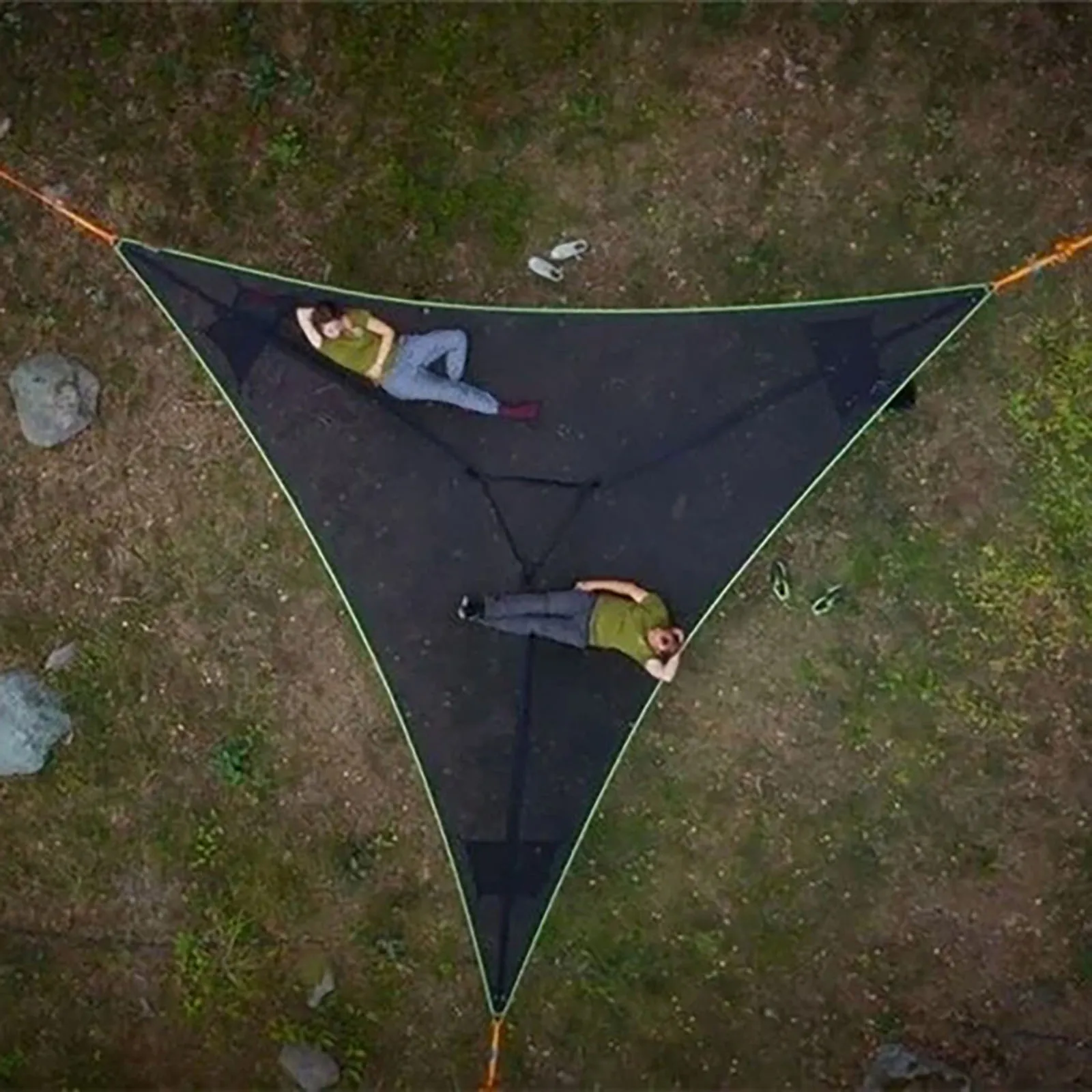 Portable Hammocks Revolutionary Giant Aerial Multi-person Camping Hammock