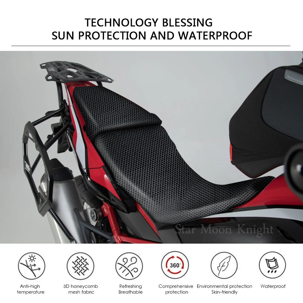 Protecting Cushion Seat Cover For HONDA CRF1100L AFRICA TWIN ADVENTURE SPORT CRF 1100 L 2020 Nylon Fabric Saddle Seat Cover