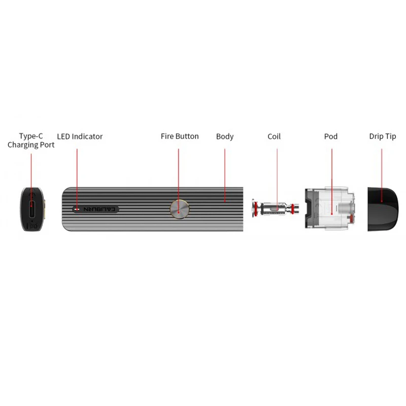 Kit penna Vape UWELL Caliburn G originale per O.8ohm Caliburn G Coil 690mAh batteria 2ml cartuccia Pods Kit sigarette elettroniche
