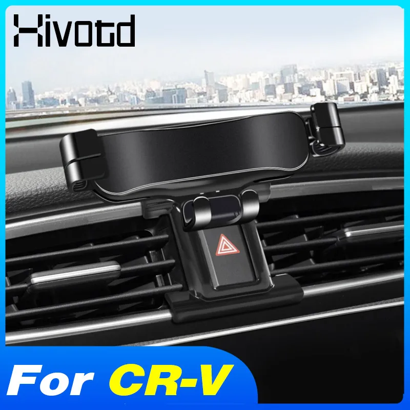 

Hivotd подставка для смартфона, чехол для держателя телефона, защита мобильного телефона, внутренние автомобильные аксессуары для Honda CR-V CRV 2017-2021