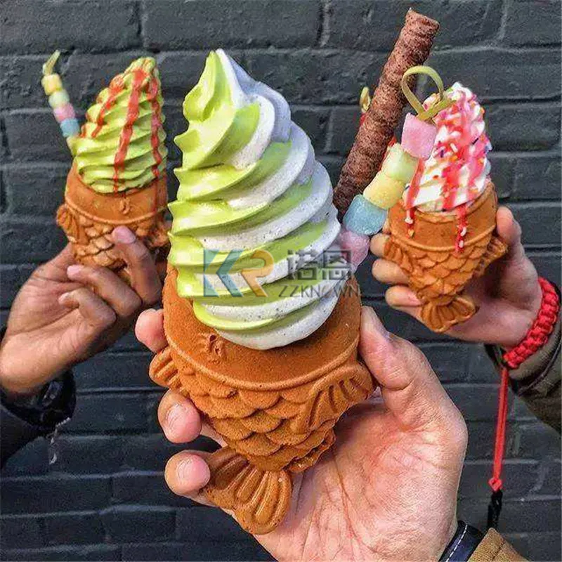 Swirl Drill Frozen Yogurt Real Fruits Ice Cream Blender Mixing Machine Freeze Yogurt Ice Cream Dessert Machine