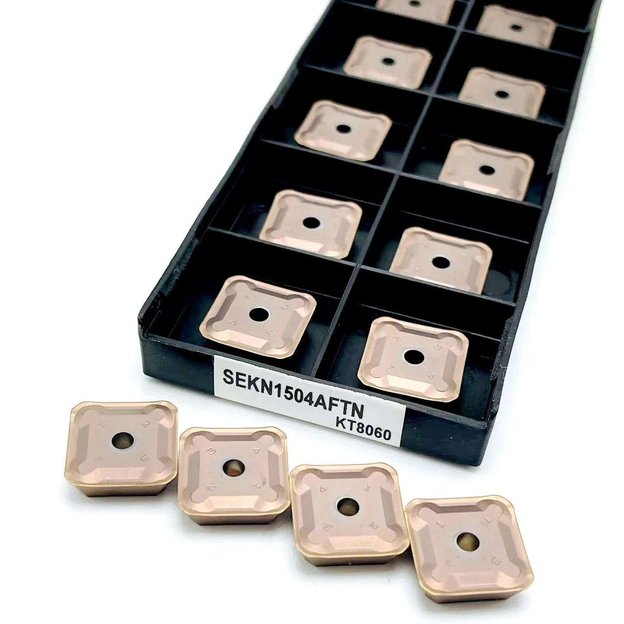 SEKN1504 AFTN KT8060สูงเคลือบ Gantry มิลลิ่งใส่ SEKR หยาบมิลลิ่ง Double-End Milling Cutter100 % สูง-คุณภาพเครื่องมือ