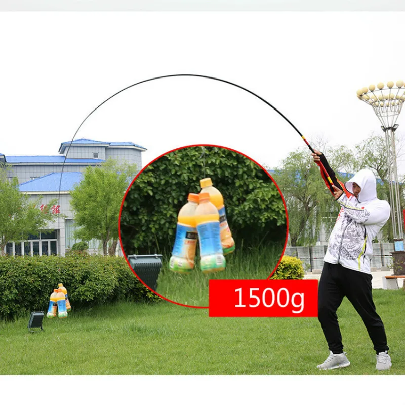 Telescopic Fishing Rod FRP Super Hard Ultra Light Carp Feerder Fishing Poles Stream Fishing Canne Hooks 2.7/3.6/4.5/5.4/6.3/7.2m