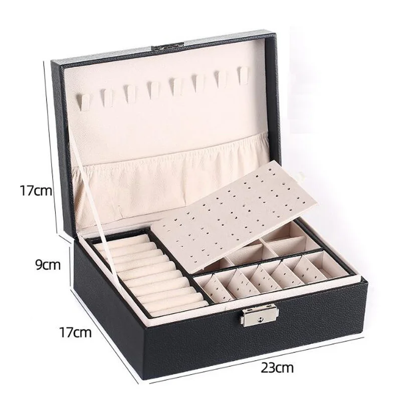 Heißer Verkauf Multifunktions Lagerung Box Schmuck Box Schmuck Lagerung Container Große Kapazität Jewlery Organizer Halsketten Pack