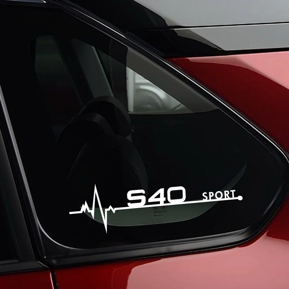 2PCS Creative Car Side Window Decor Stickers for Volvo Rdesign T6 AWD S40 S60 S90 XC40 XC 60 XC90 V40 V50 V60 V70 V90 Accessorie
