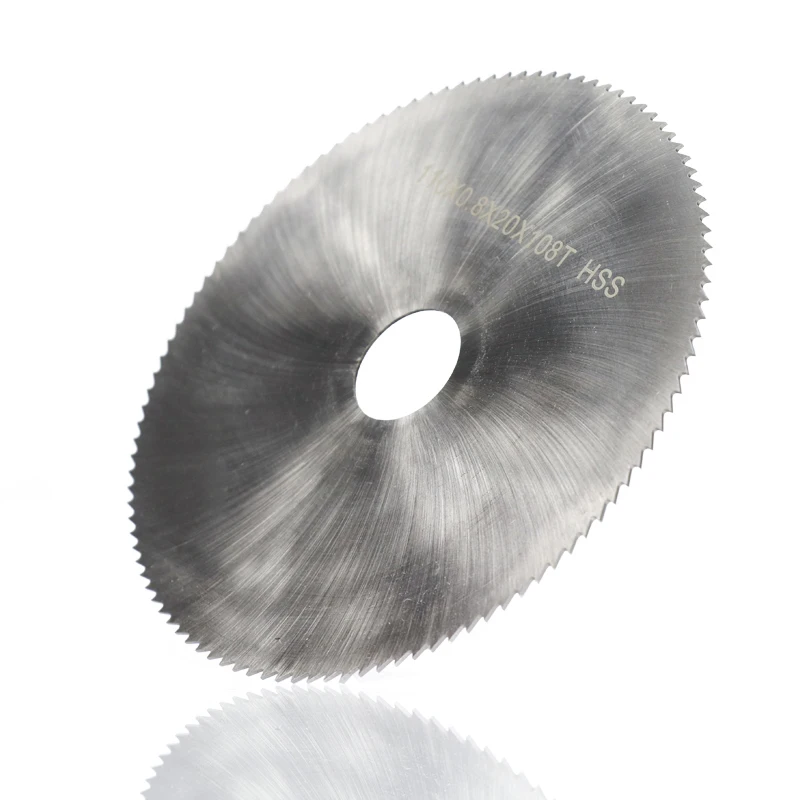 1pc 110x0.8x20mm 108T HSS Steel Circular Saw Blade Wood Metal Cutting Disc Slitting   General Purpose  