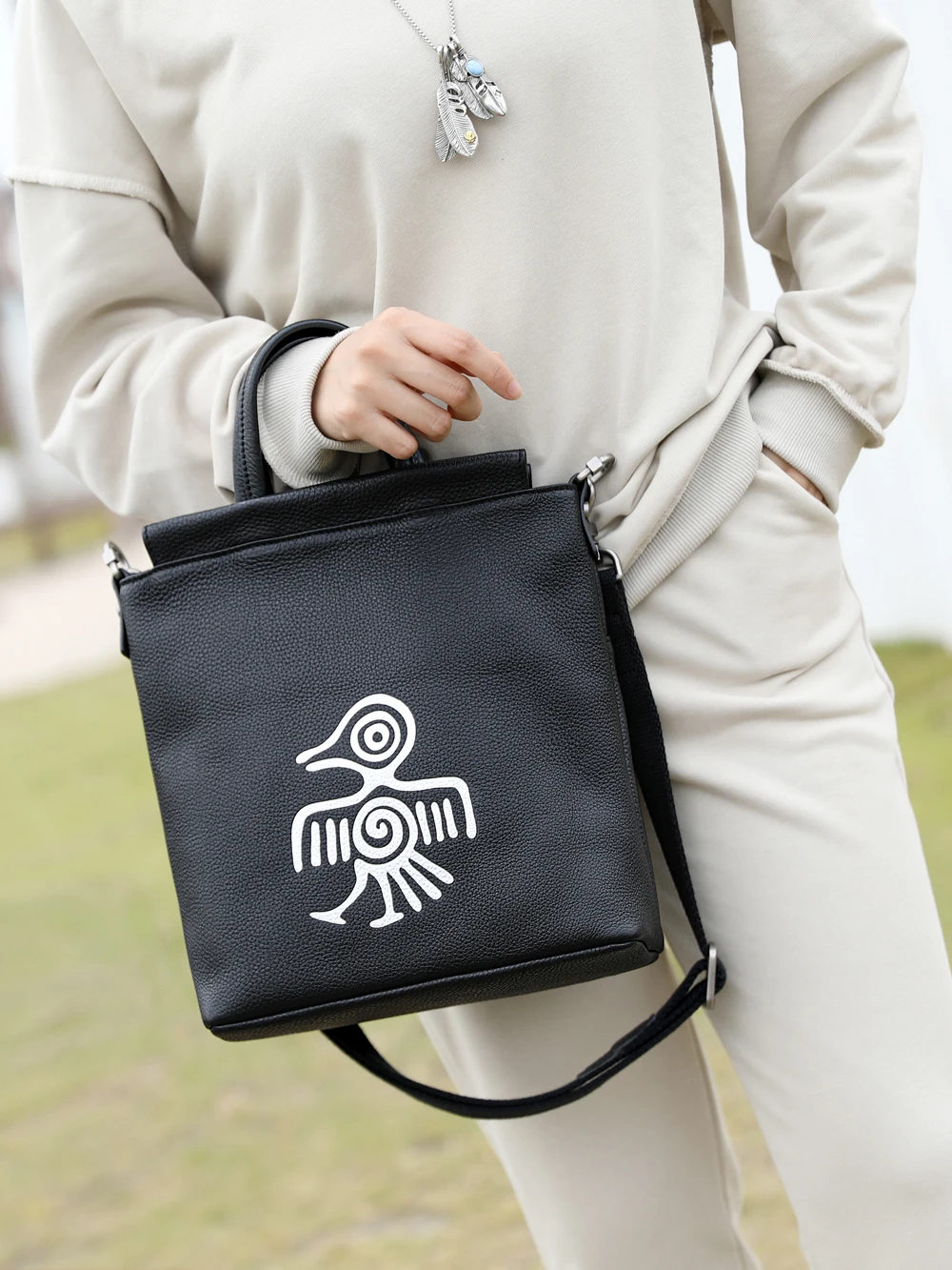 Orabird Tote Bag for Ladies Luxury Soft Leather Fashionable Women Crossbody Shouler Handbag Casual Top-Handle Bags