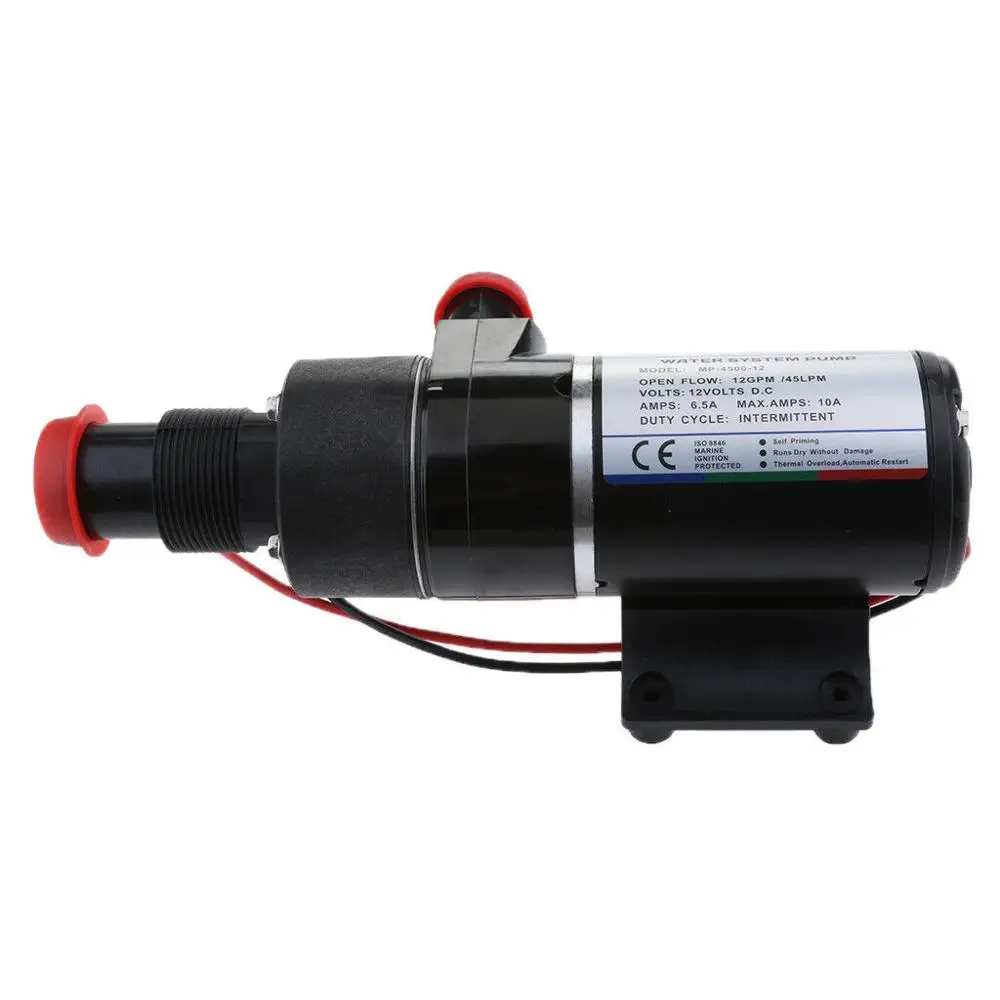 12V Macerator Toilet Sewage Waste Water Pump 45 L/min Boat Fish Box Float Switch