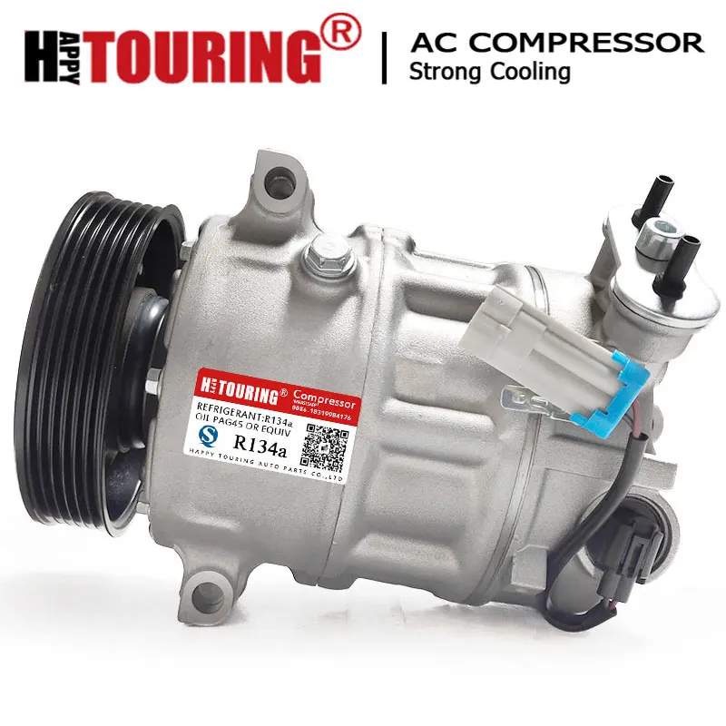 

A/C Compressor for Buick Regal Lacrosse Saab 9.5 13262836 1522157 Sanden 1603 1522358 1522157 1522358 13262836 FA01DS102216CM